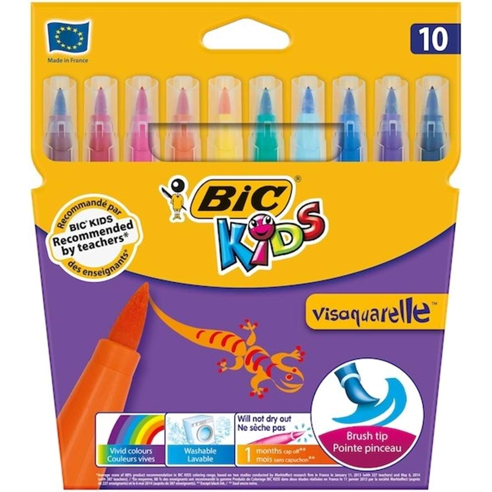 Bic Visa Keceli Kalem Firca Uclu 10Lu