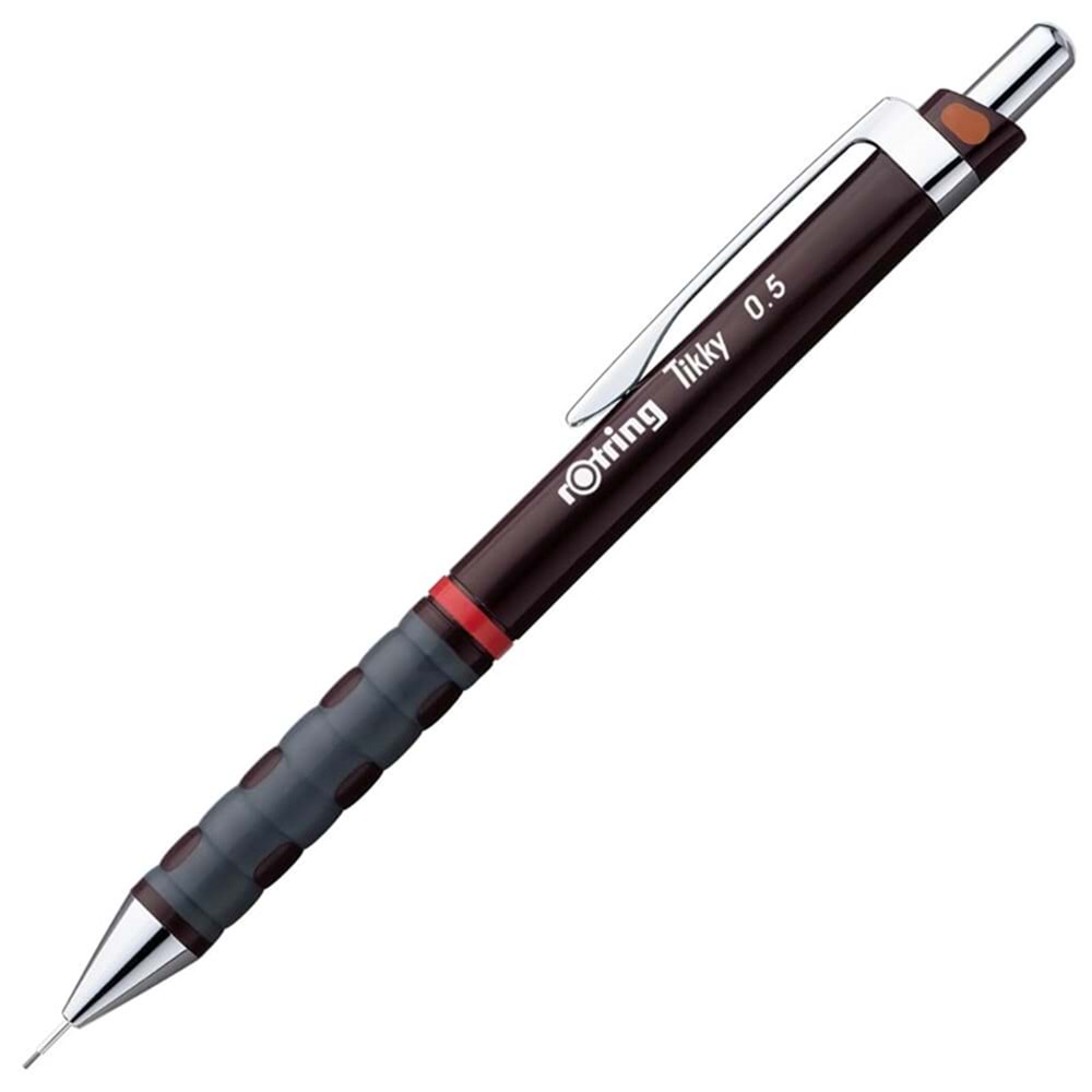 Rotring Tikky Mekanik Kurşun Kalem, Bordo 0.5 Mm