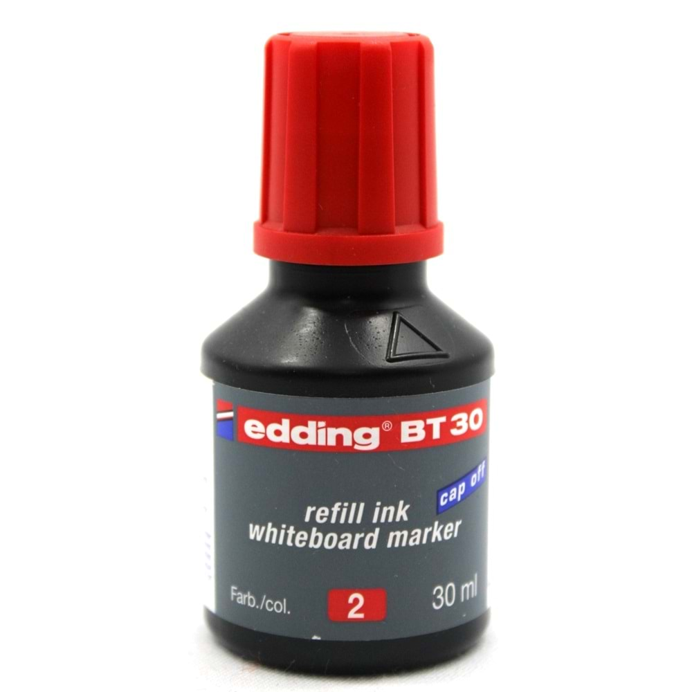 Edding Tahta Kalemi Mürekkebi Kırmızı 30 Ml (E-Bt30) Edbt3002