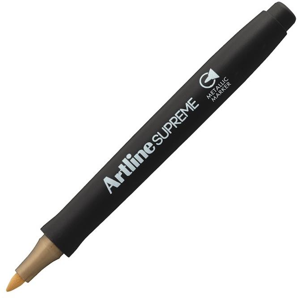 Artline Supreme Metalik Markör 1.0 MM Uç Altın