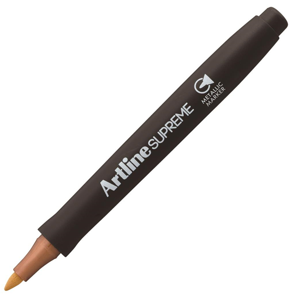 Artline Supreme Metalik Markör 1.0 MM Uç Bronz