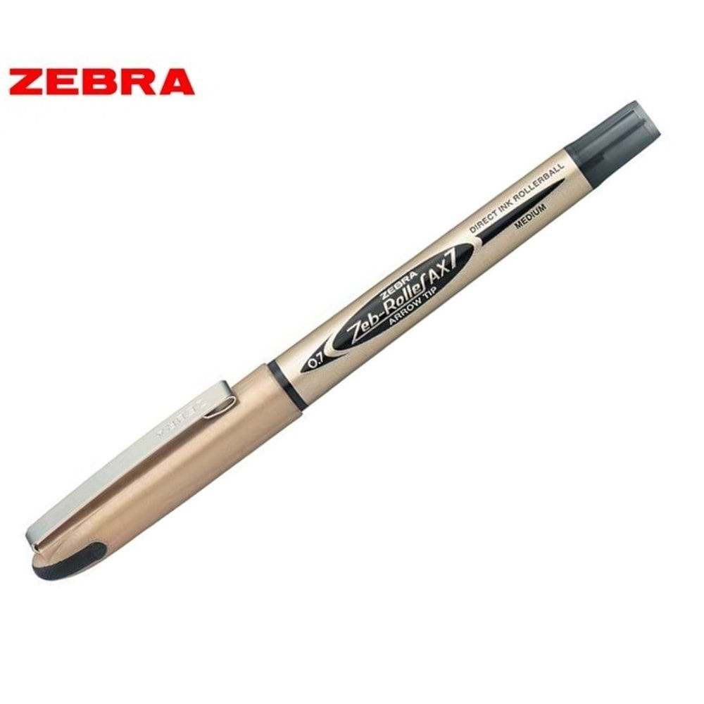 Zebra Ax7 Roller Kalem 0.7 Mm Siyah (98521)