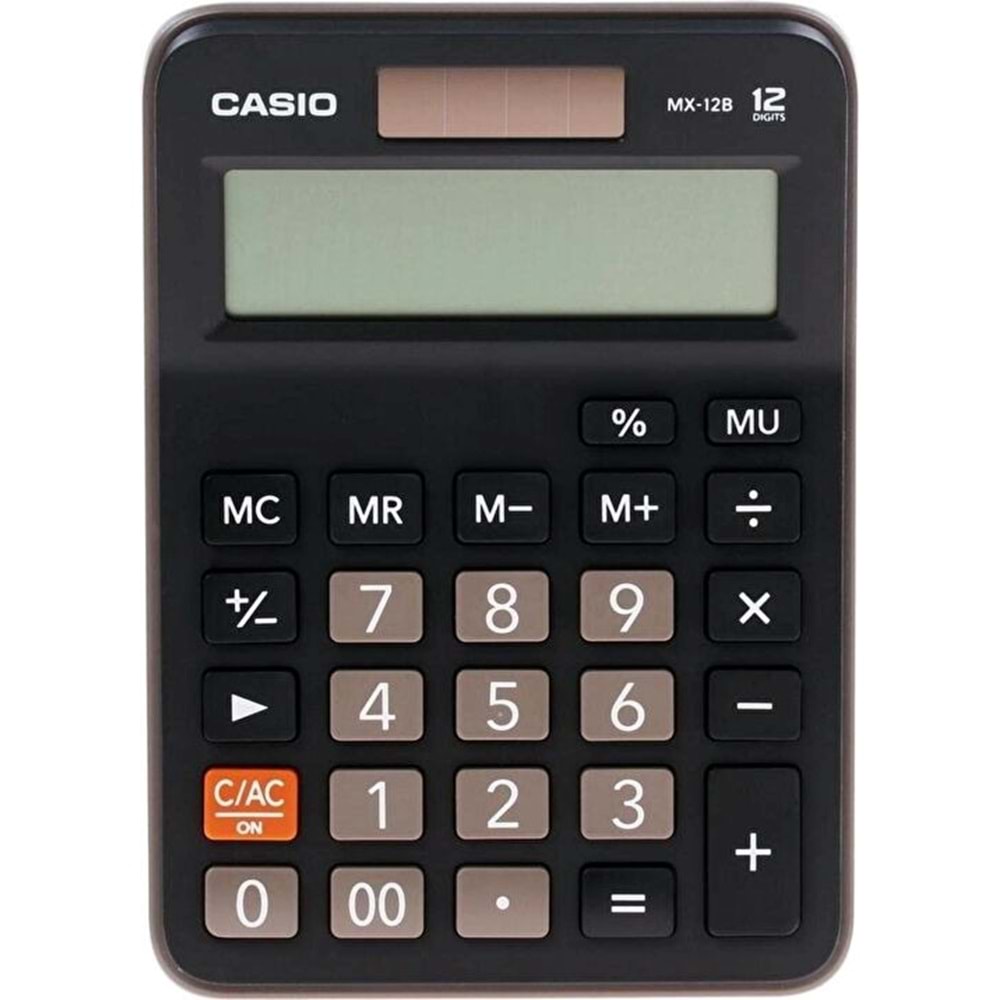 Casıo Hesap Makinesi Masaüstü Mx-12B-Bk 12 Hane