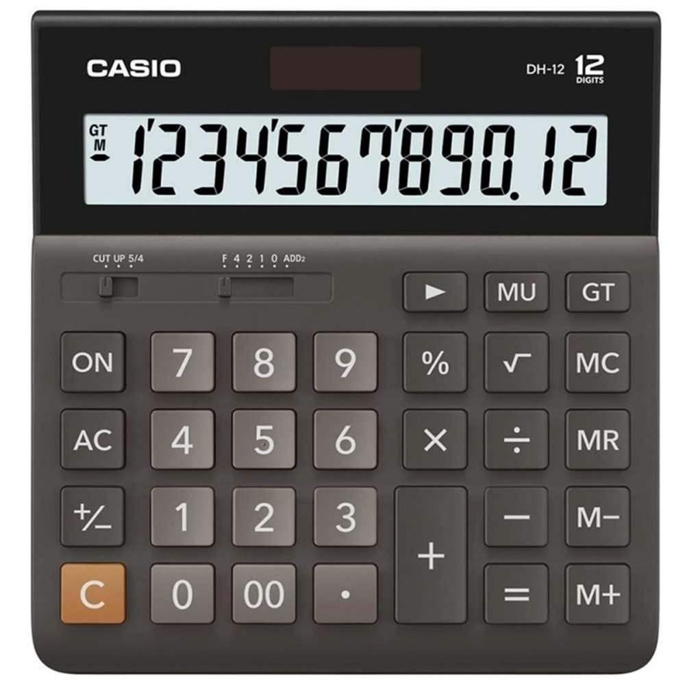 Casıo Hesap Makinesi Masaüstü Dh-12-Bk-W-Dp 12 Hane