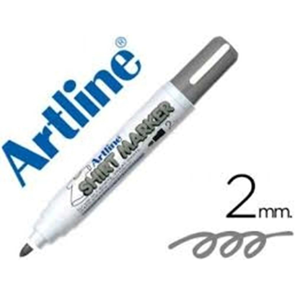 Artline Shirt Marker Tişört Markörü Uç : 2.0 Mm Gri