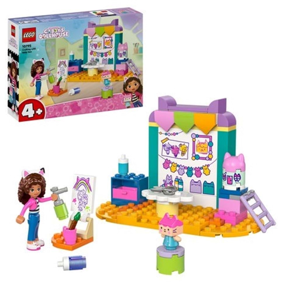 Lego Gabbys Dollhouse Karton Yavru Kedi İle El Sanatları