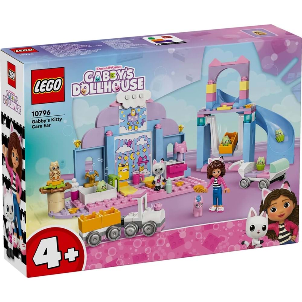 Lego Gabbys Dollhouse Gabbynin Kedicik Bakım Odası 10796
