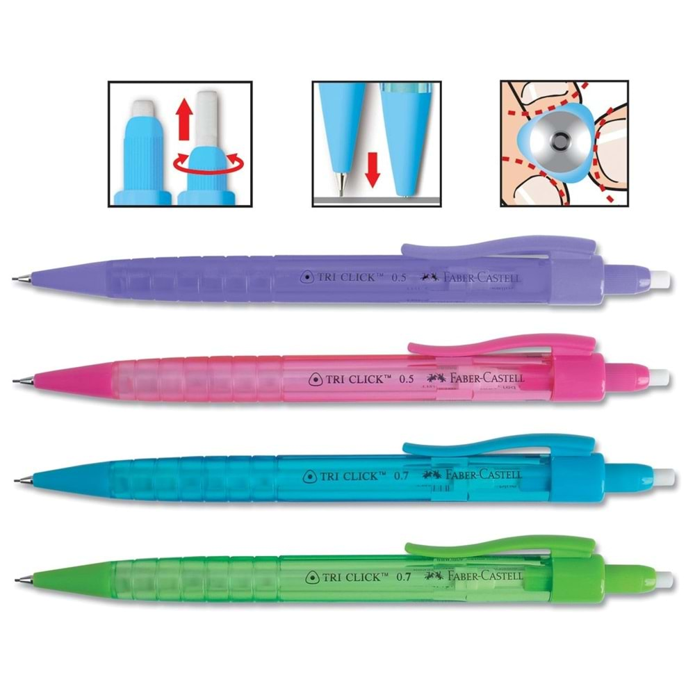 Faber Castell Versatil Kalem Tri Click 1362 0.5 Mm