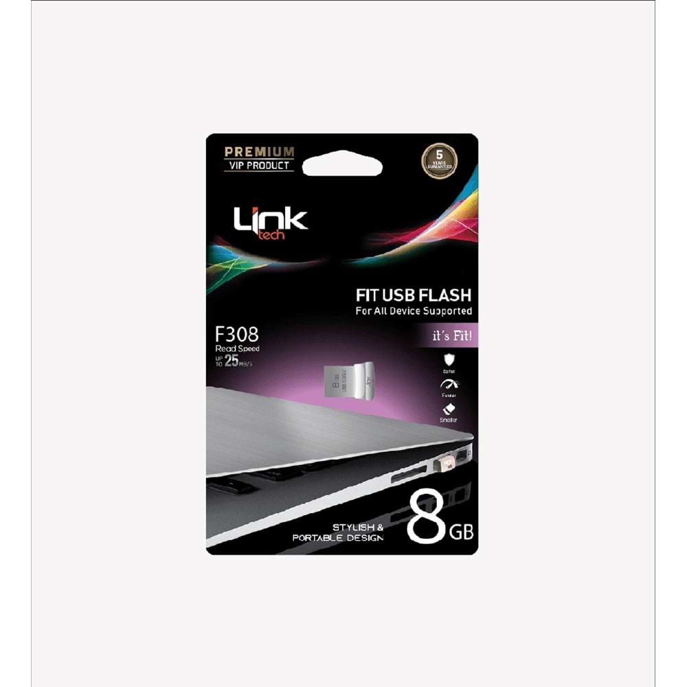 F308 Premium Fit 8GB Flash Bellek 25MB/S
