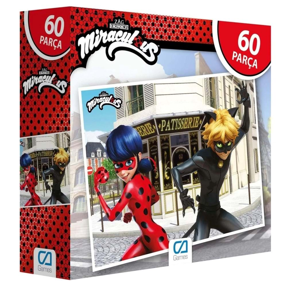 Ca Games Puzzle 60 Parça Miraculous