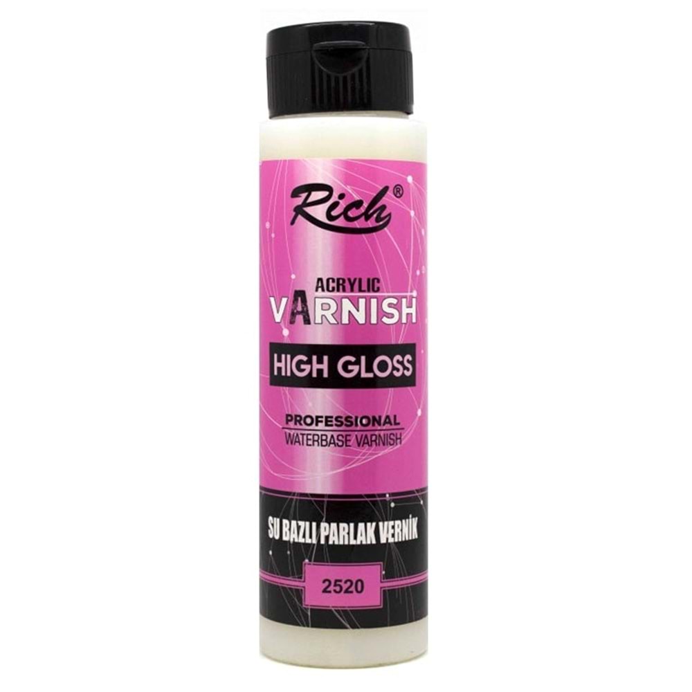 500-2520 Rich High Gloss Su Bazli Parlak Vernik 500 Cc
