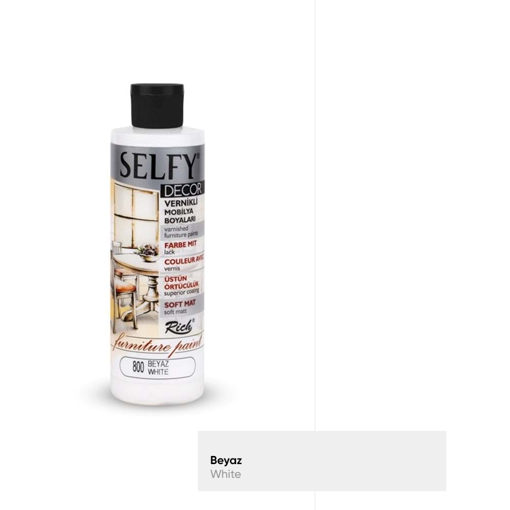 240-800 Rich Selfy Decor 240 Cc Beyaz