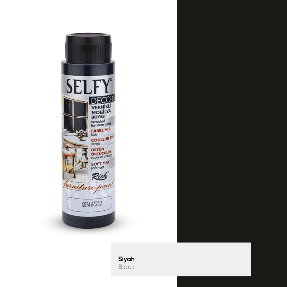500-5874 Rich Selfy Decor 500 Cc Siyah