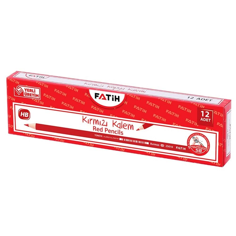 Fatih HB Kırmızı Kopya Kalemi 25010