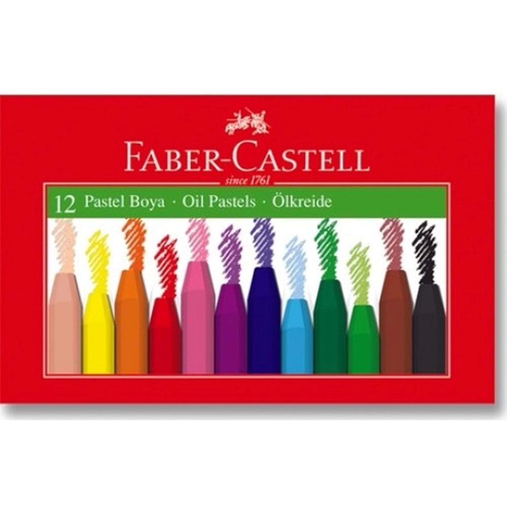 Faber-Castell 12 Li Pastel Boya Karton Kutu