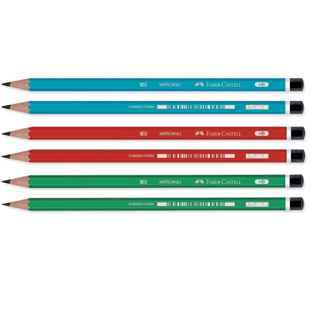 Faber Castell Köşeli Mercanlı Kurşun K.