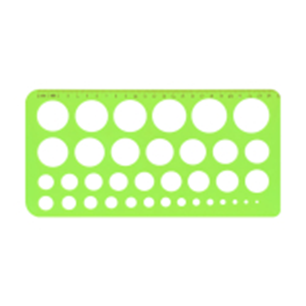 Hatas Daire Şablonu 1-35 Mm. (Ekonomik)