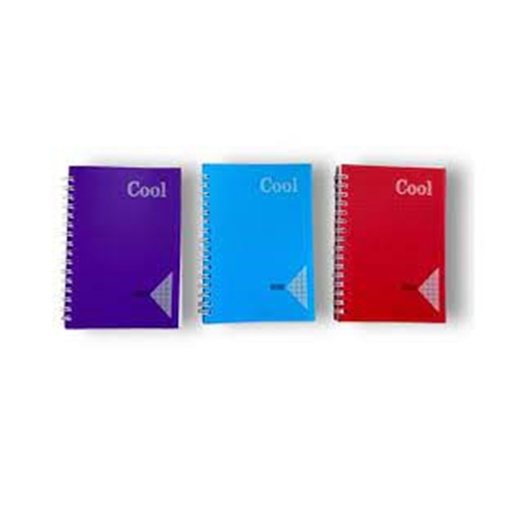 Keskin A6 80 Yp.Çizgili Pp Kp.Spiralli Cool Defter