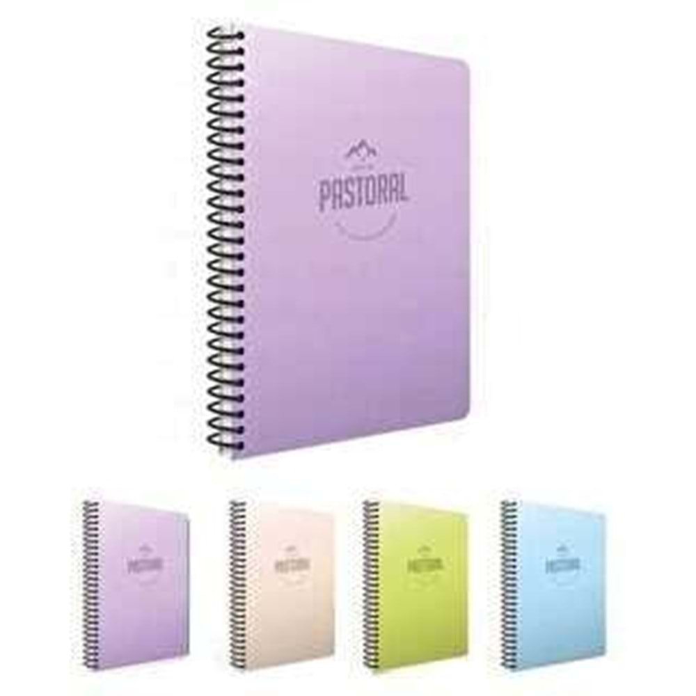 Gipta Defter Pastoral A4 Spiralli Pp Kapak 60 Yp. Kareli 3234
