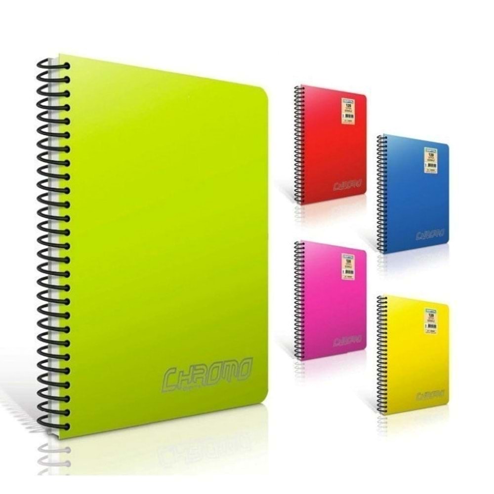 Gipta Defter Chromo A4 Spiralli Pp Kapak 100 Yp. Kareli 1492 1960