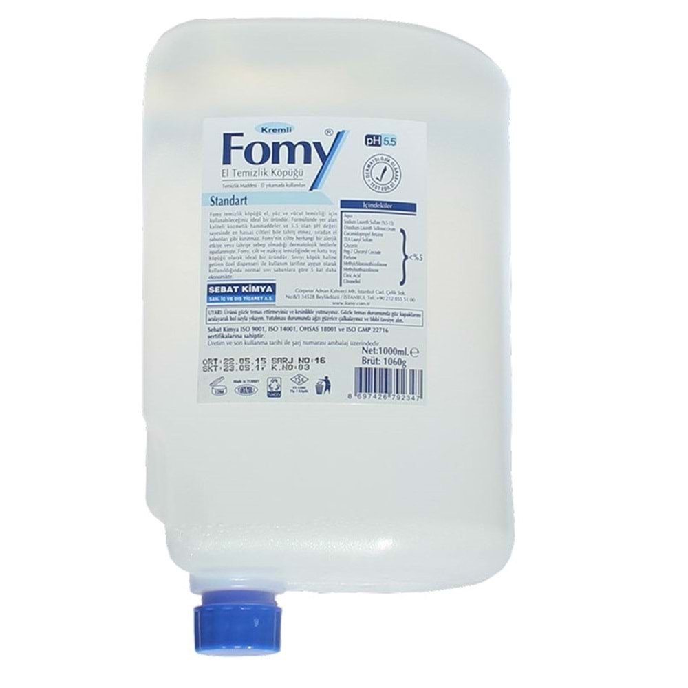 Fomy-Standart Köpük Sabun 1000 Ml