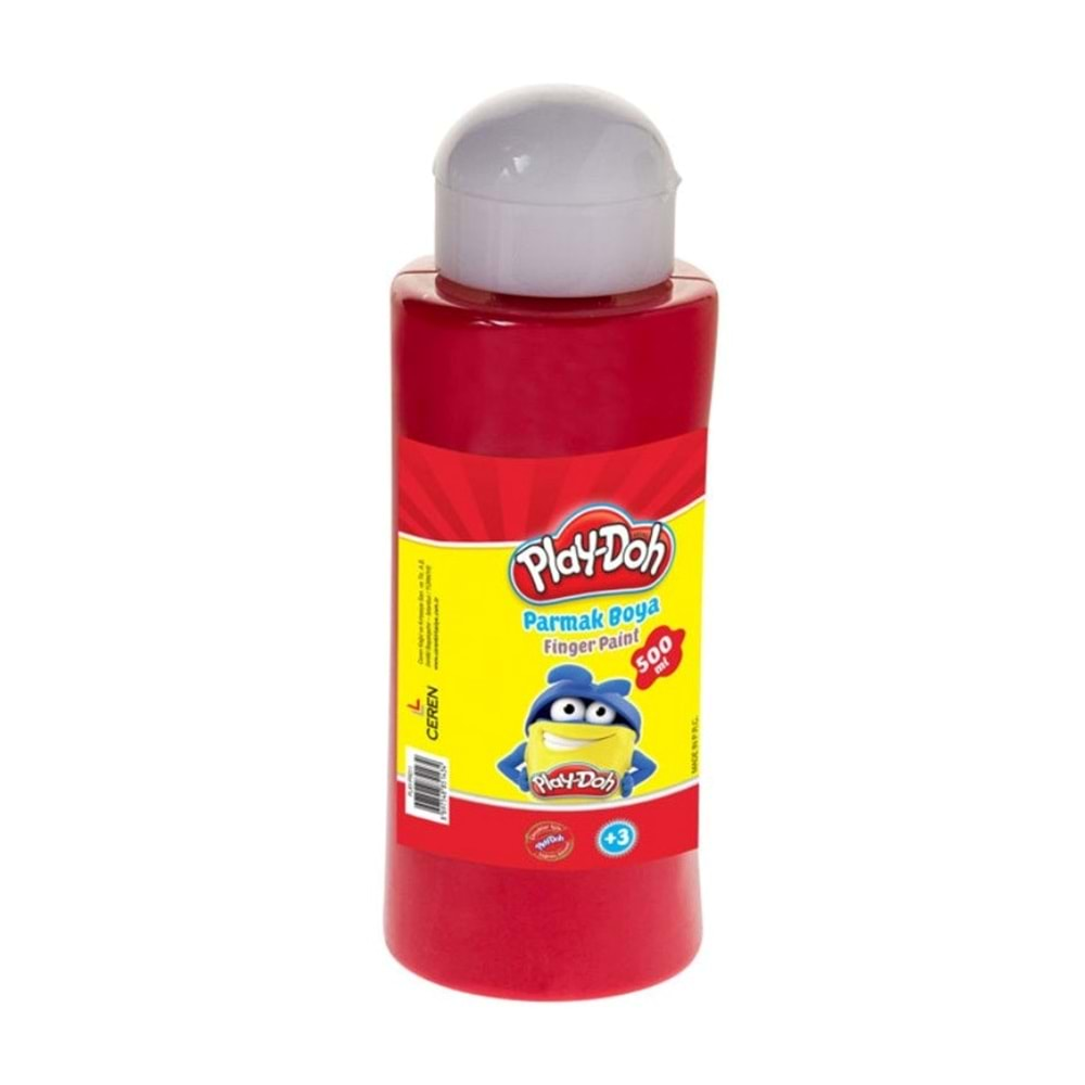 Play-Doh Parmak Boyası (Tüp) 500 Ml. Kırmızı