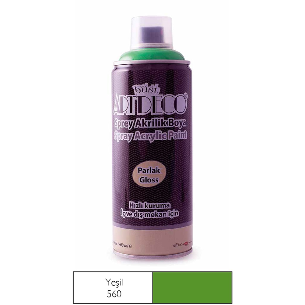 Artdeco Akrilik Sprey Boya 400Ml Yeşil 560