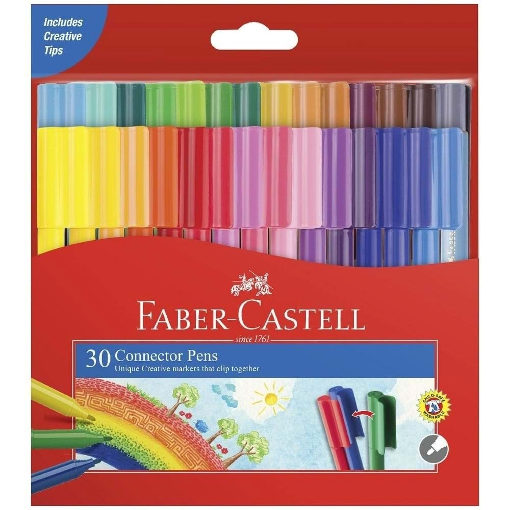 Faber Castell Keçeli Kalem Eğlenceli 30 Lu