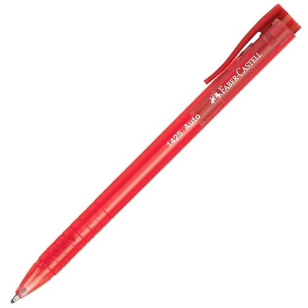 Faber Castell 1425 Auto Tükenmez Kalem Kırmızı