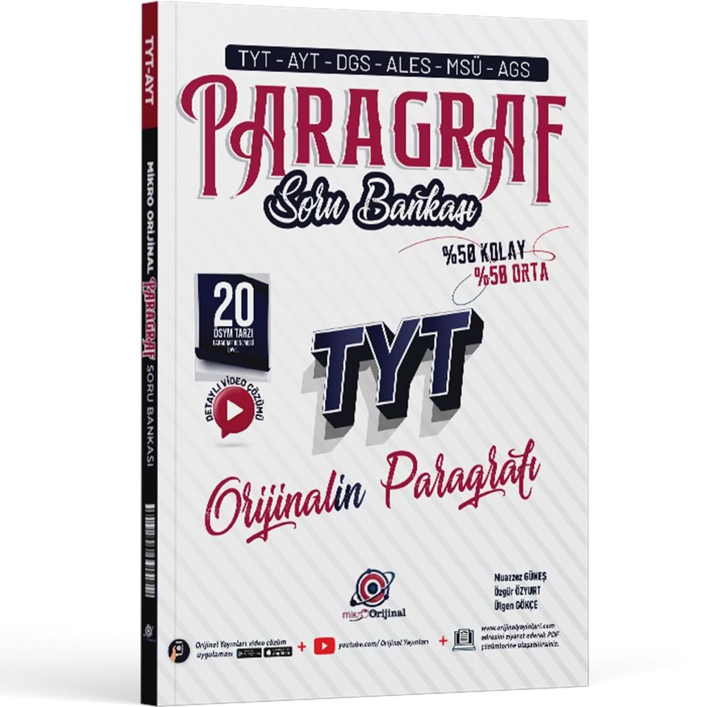 Mikro Orijinal Tyt Soru Bankası Matematik