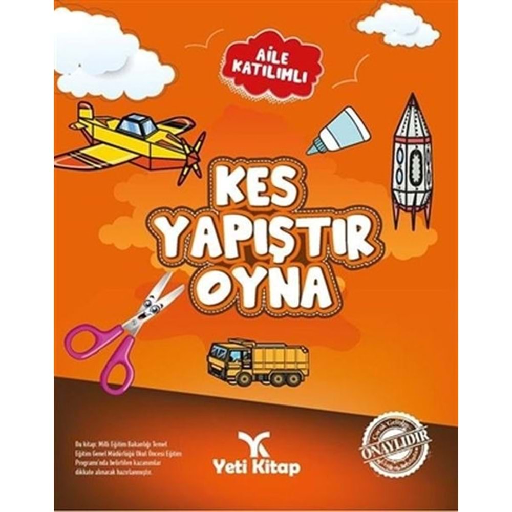 Kes Yapiştir Oyna 5+ Turuncu