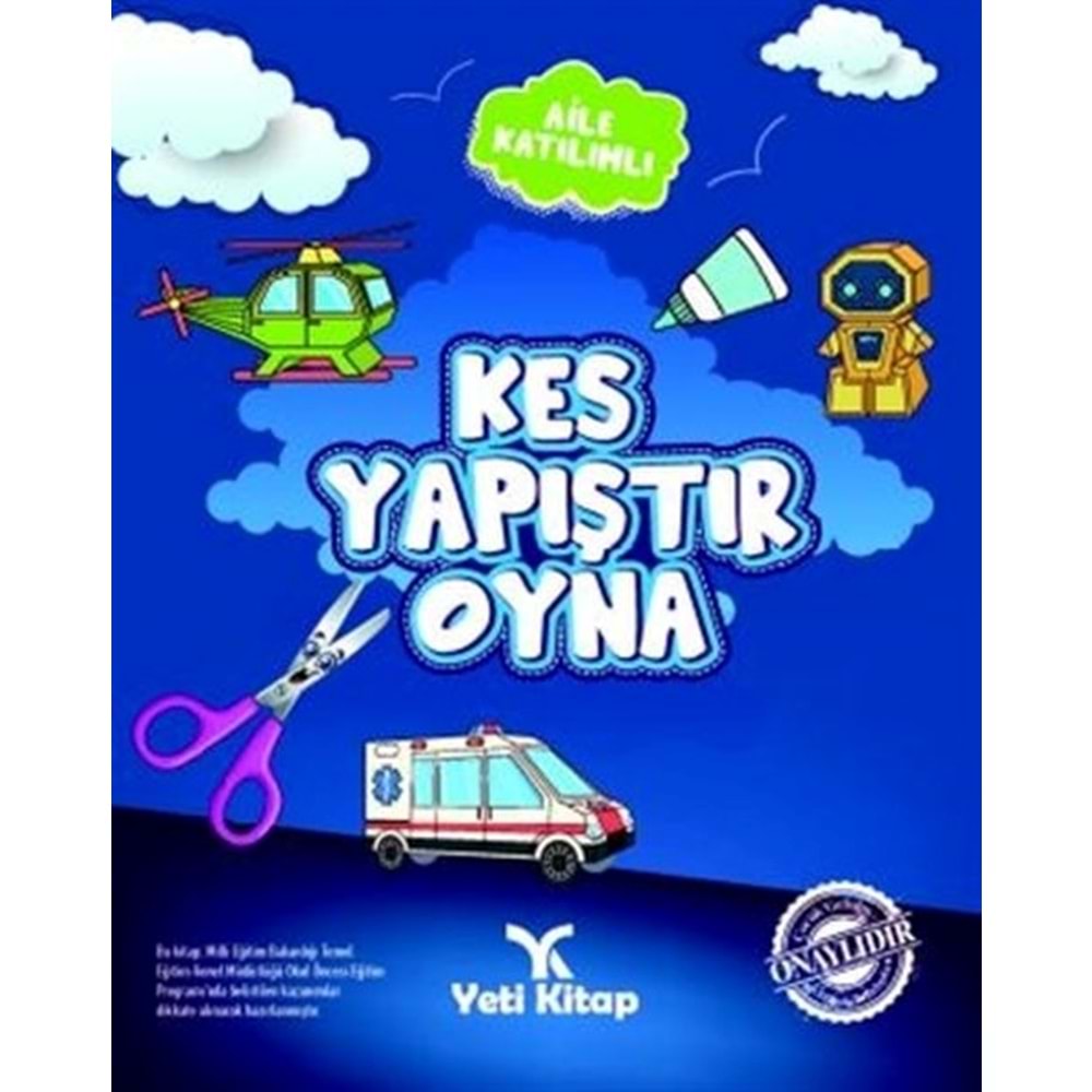 Kes Yapiştir Oyna 5+ Mavi