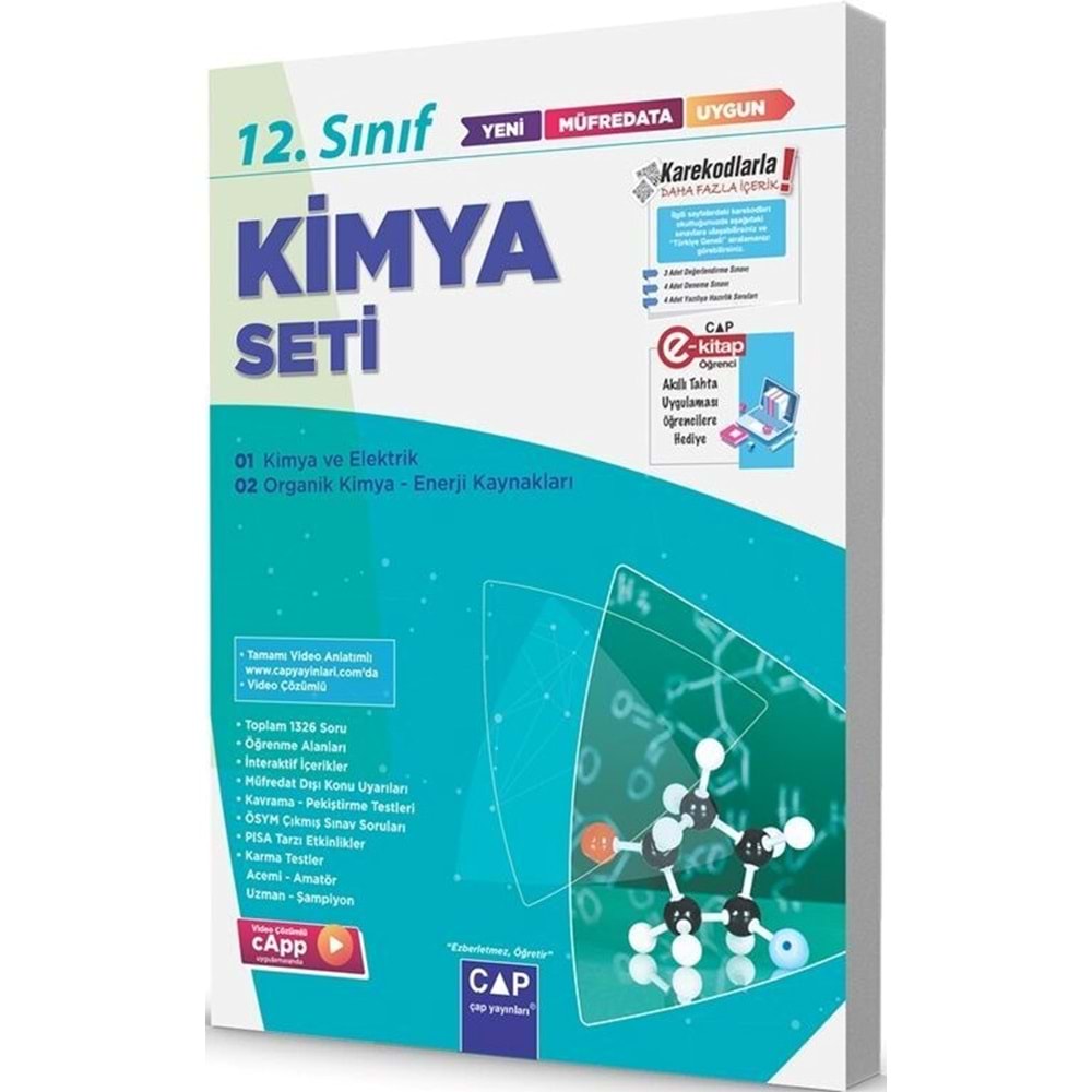 Çap Yayınları 12. Sınıf Kimya Anadolu Seti