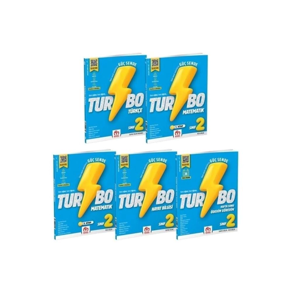 2.Sınıf Turbo Eğitim Seti - 5 Kitap
