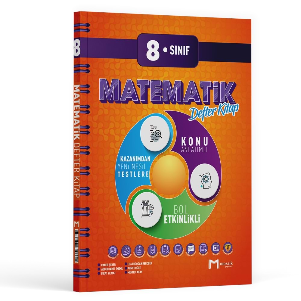8.Sınıf Mozaik Defter Matematik - 2024-25