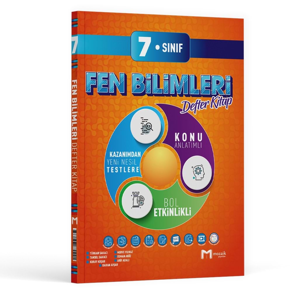 7.Sınıf Mozaik Defter Fen Bilimleri - 2025-26
