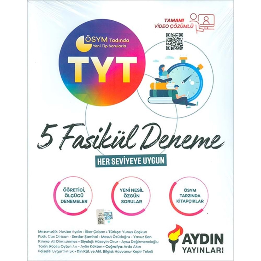 Aydın Tyt 5 Fasikül Deneme