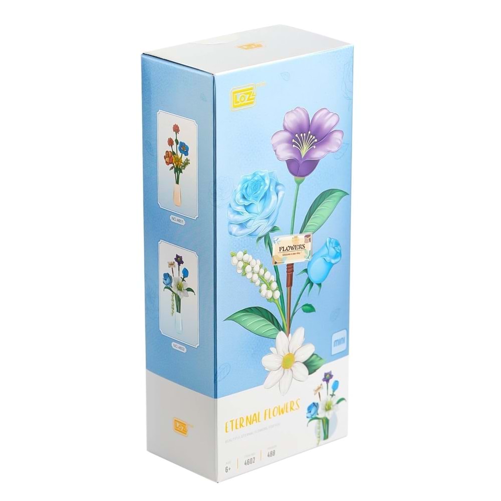LZ4602 LOZ Çiçek Blok Seti 488 Parça