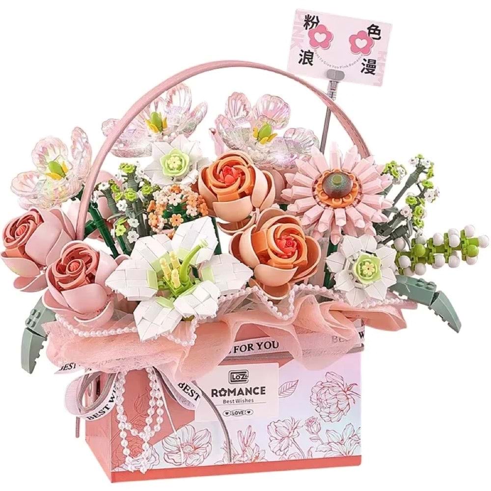Loz 1951 Flower Gift Box Pink 1212 pcs
