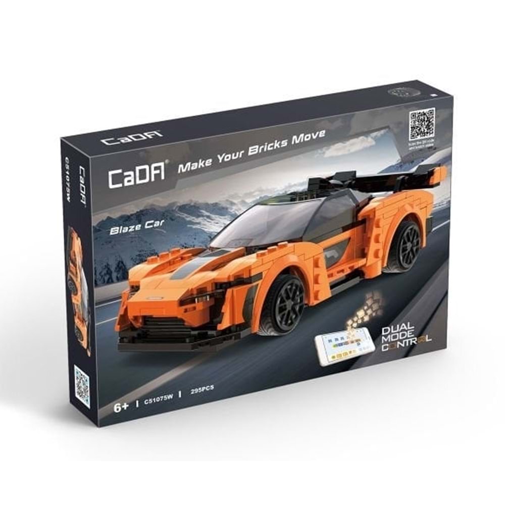 C51075W Cada Blaze Car Blok Seti 295 Parça Turuncu