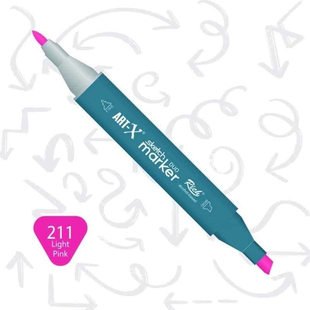 Art-X Sketch Marker Kalem Duo 211