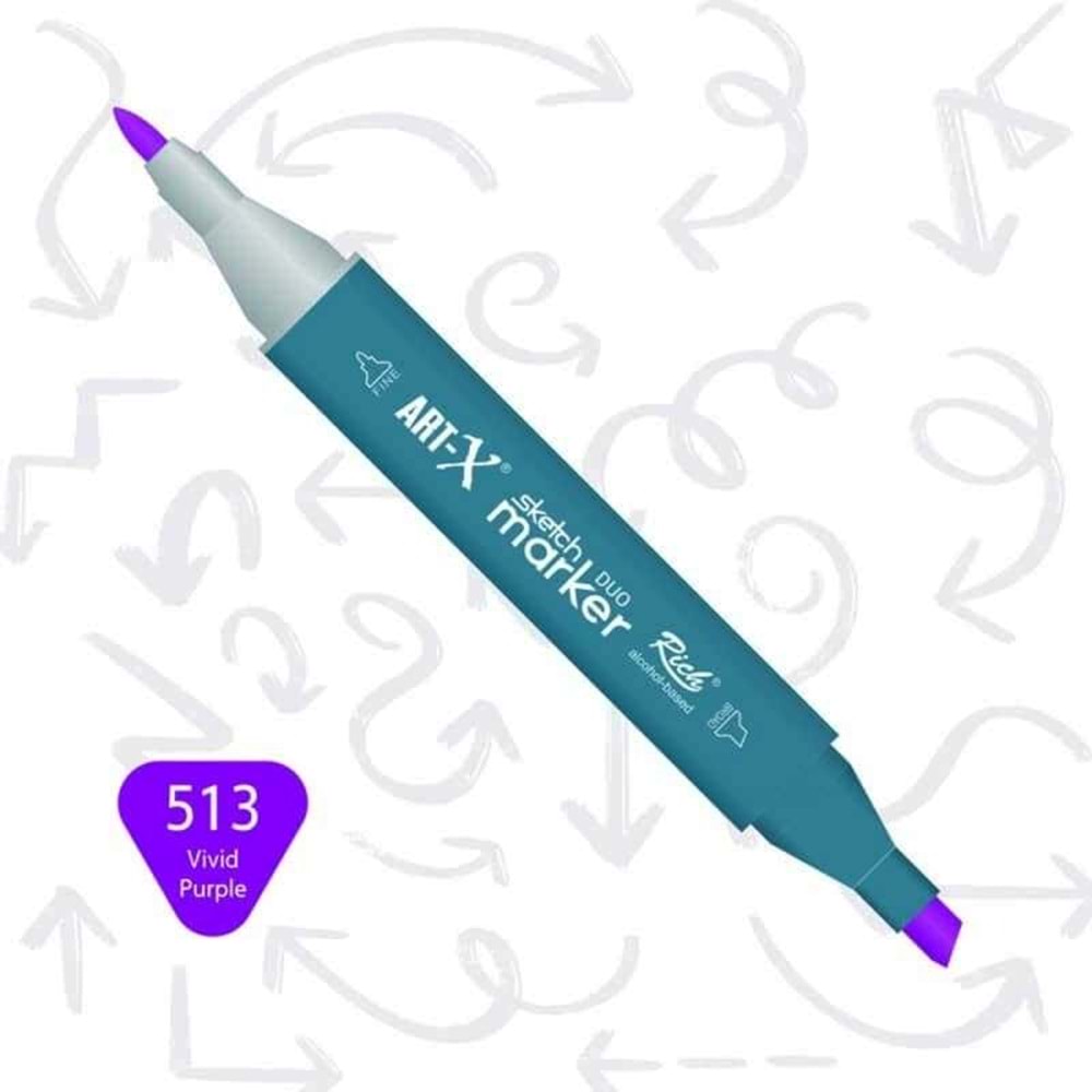 Art-X Sketch Marker Kalem Duo 513