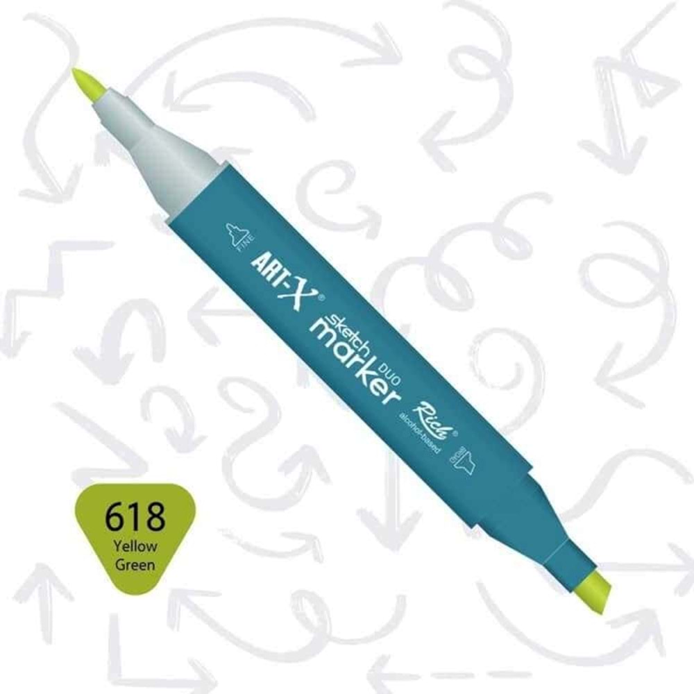 Art-X Sketch Marker Kalem Duo 618