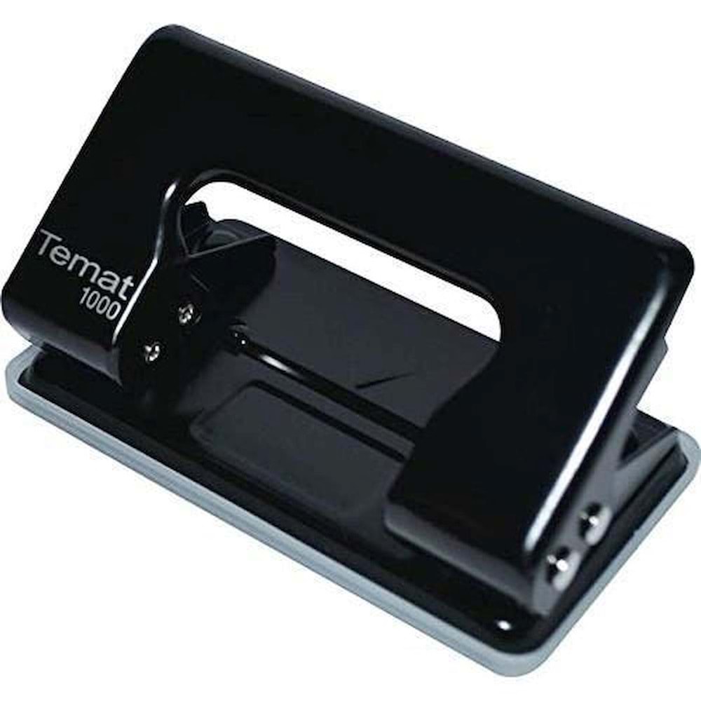 Temat Delgeç 1000 Min Siyah 12 Yaprak 80 MM Kapasite