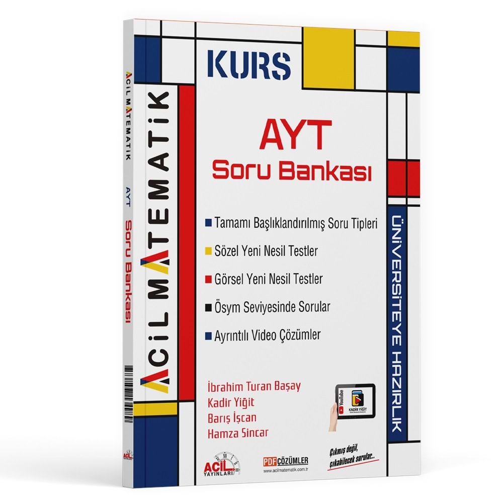Acil Kurs Serisi Yks Ayt S.B. Matematik - 2025-26