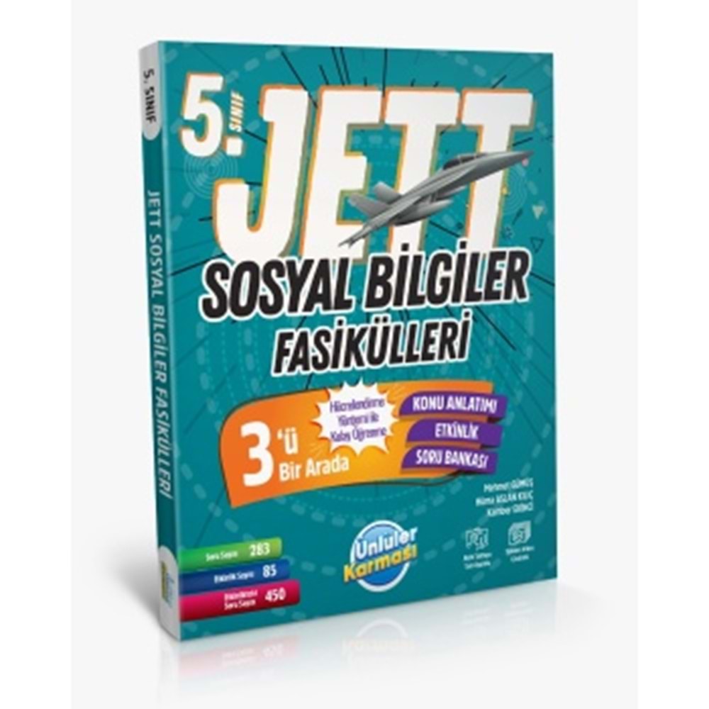 5.Sınıf Jett Sosyal Bilimler Fasikülleri