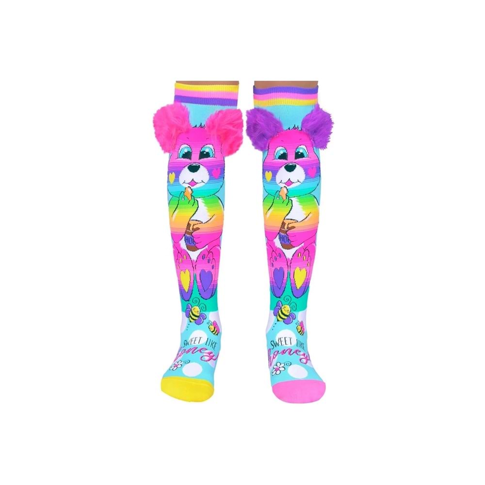 Bear Boyutlu Funny Çorap