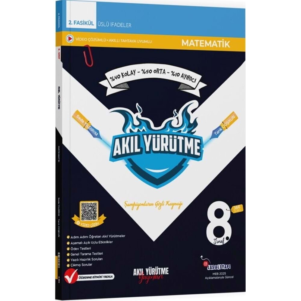 Akıl Yrt 8.Sınıf Mat 2.Fsk Üslü İfadeler - 25