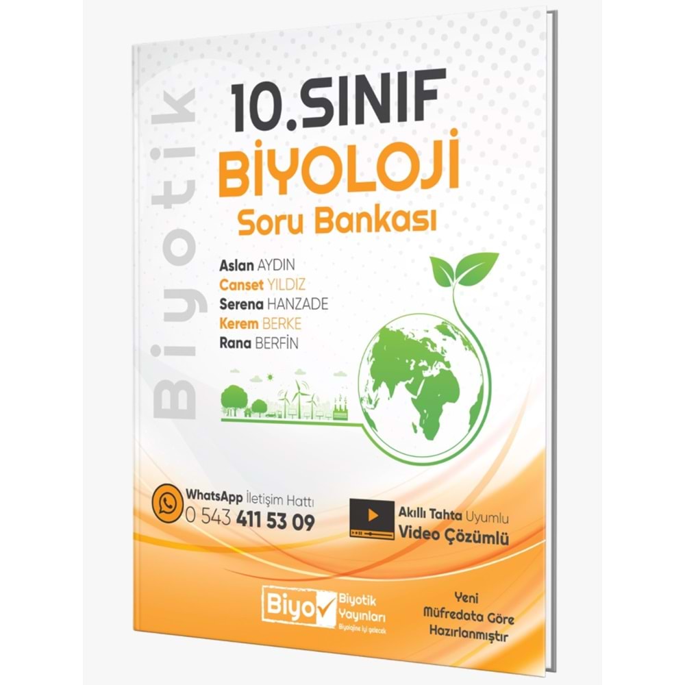 Biyotik 10.Sinif Soru Bankasi Biyoloji - 2025-26