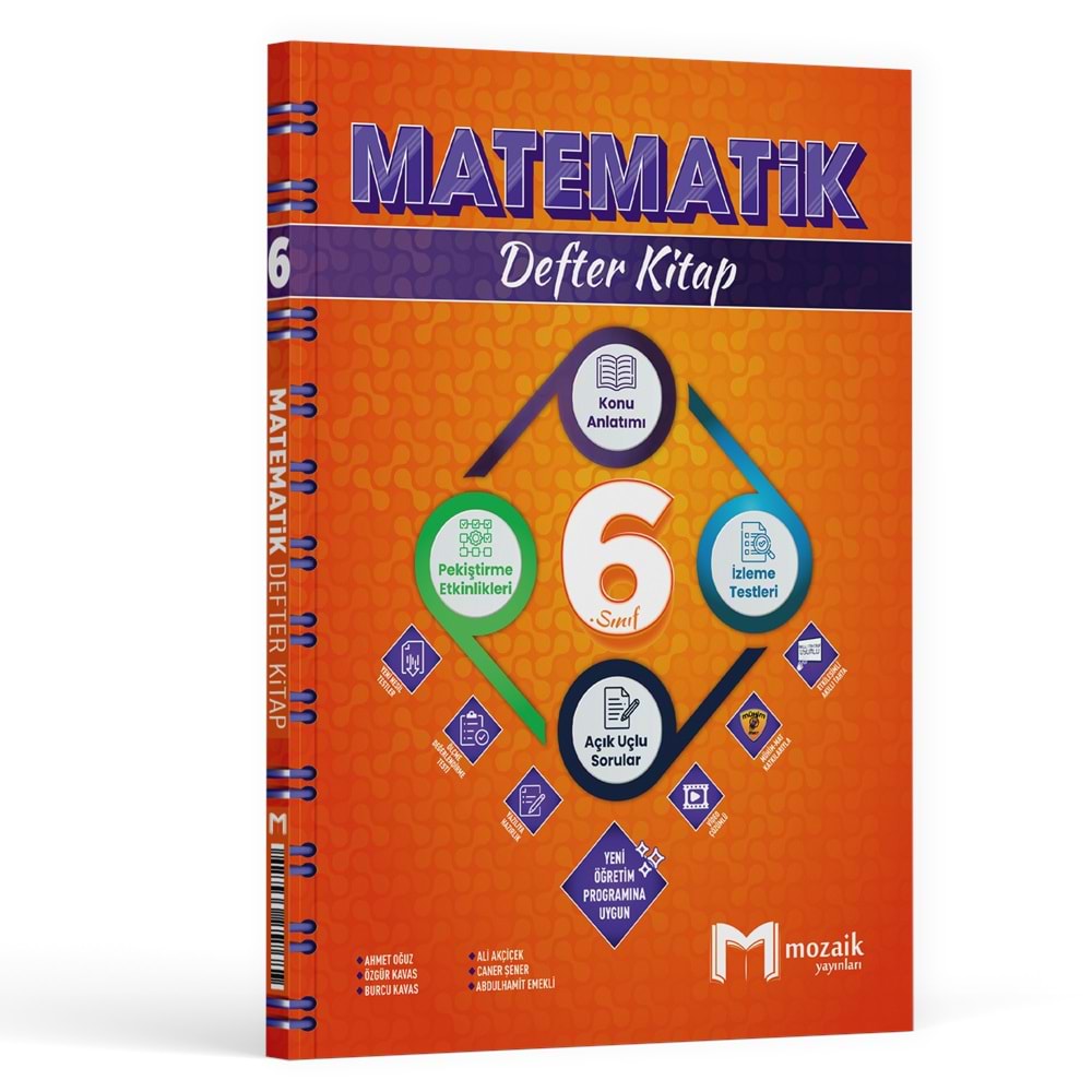 6.Sinif Mozaik Defter Matematik - 2025-26